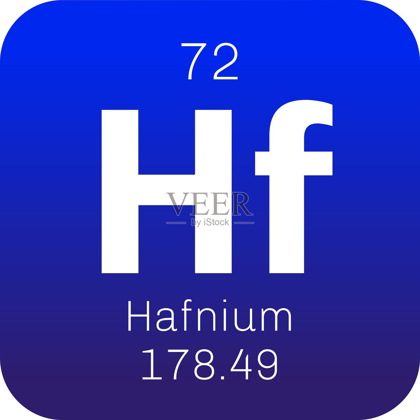 铪元素插画图片素材