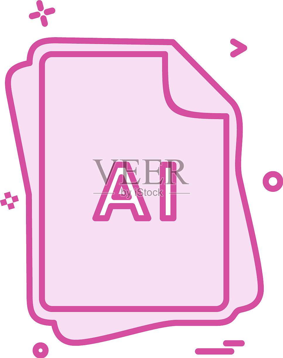 Ai文件类型图标设计插画图片素材