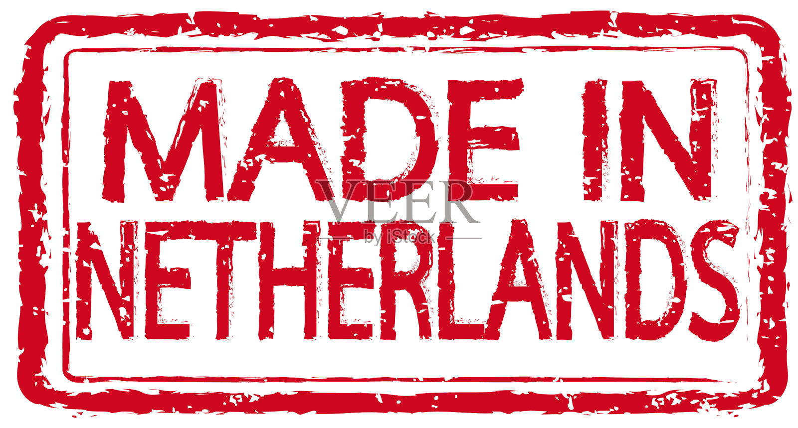 荷兰制造邮票文字插画图片素材