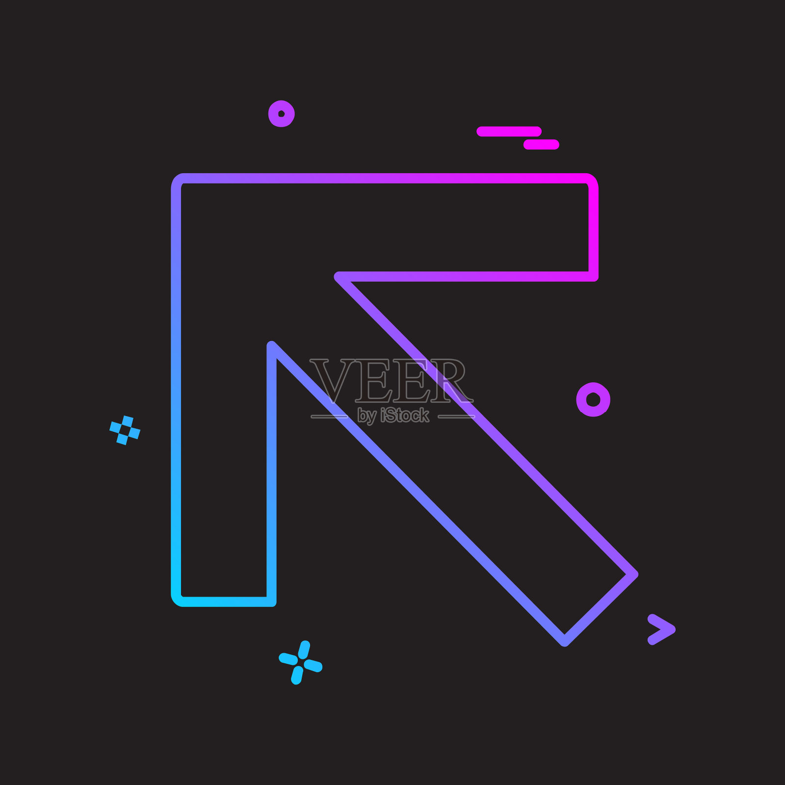 箭头图标设计插画图片素材