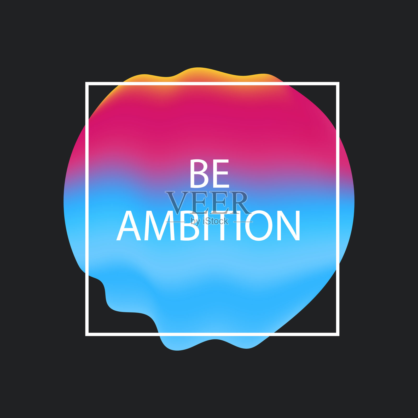 液体颜色渐变覆盖流体形状插画图片素材