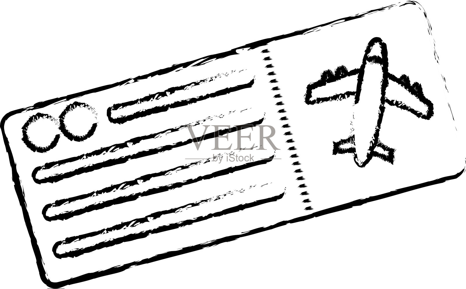 机票图标设计元素图片