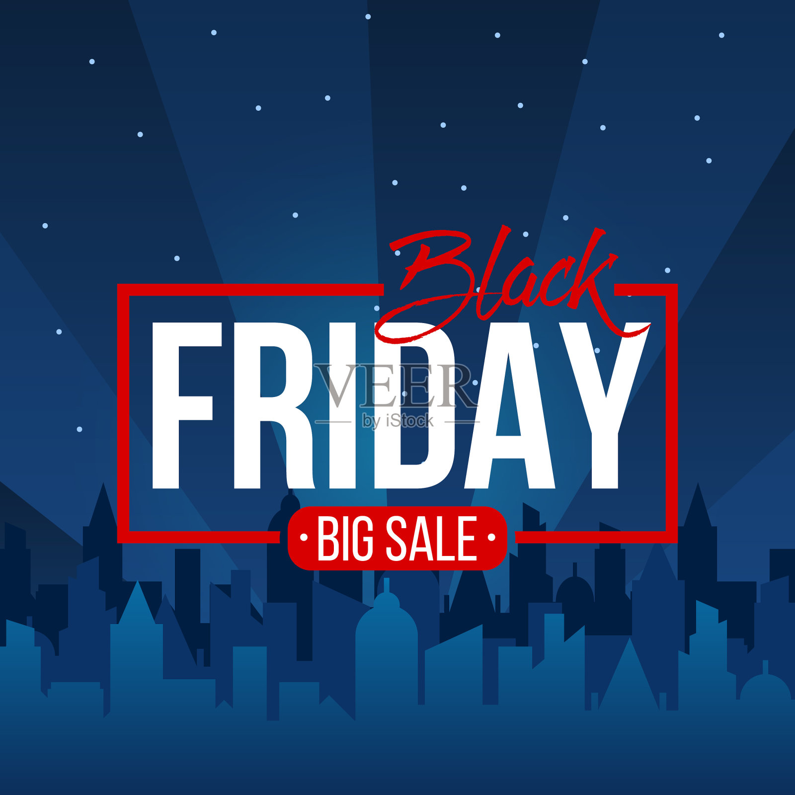 抽象的黑色星期五销售布局设计元素图片