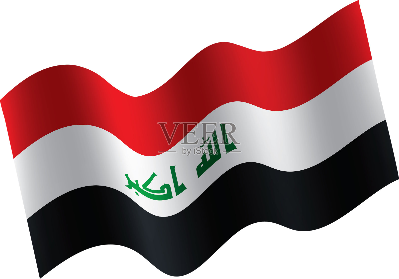 伊拉克国旗设计元素图片