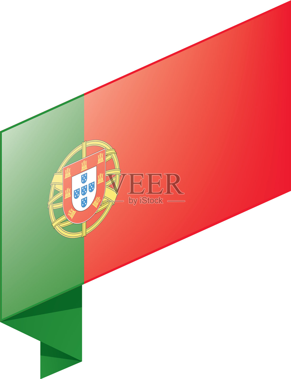 葡萄牙国旗设计元素图片