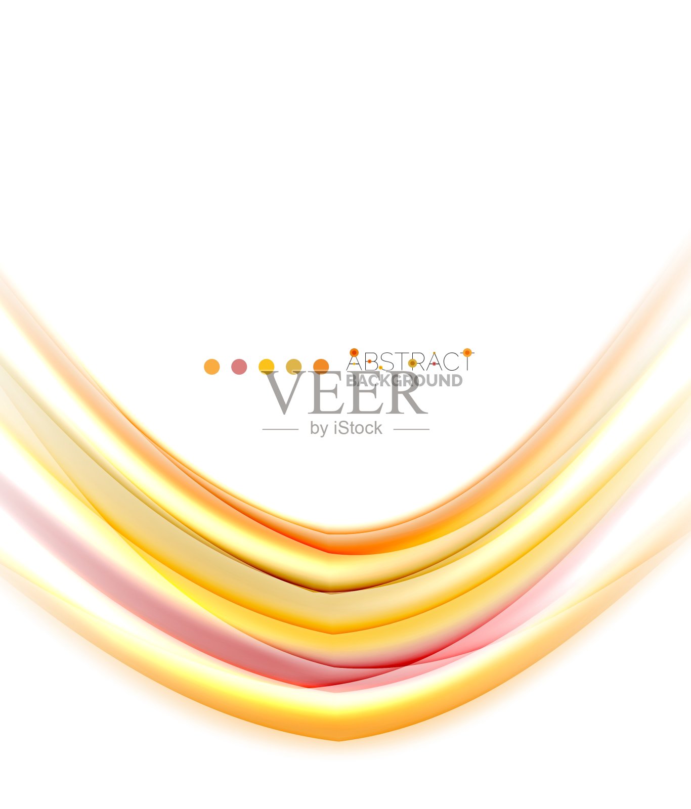 摘要波模板插画图片素材