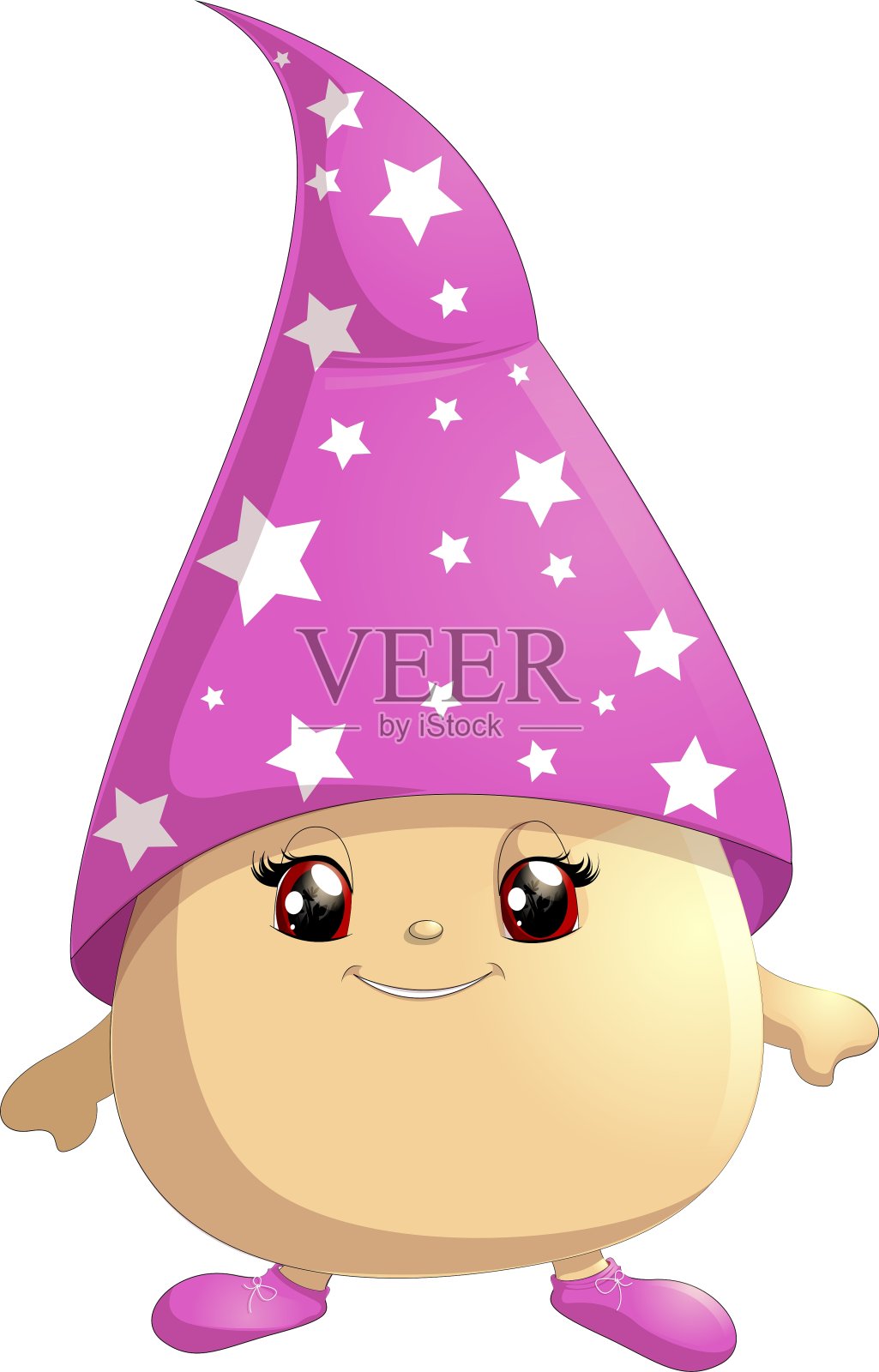 白底上的一颗明亮的矮星设计元素图片