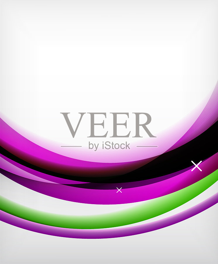 光泽波背景与光和插画图片素材