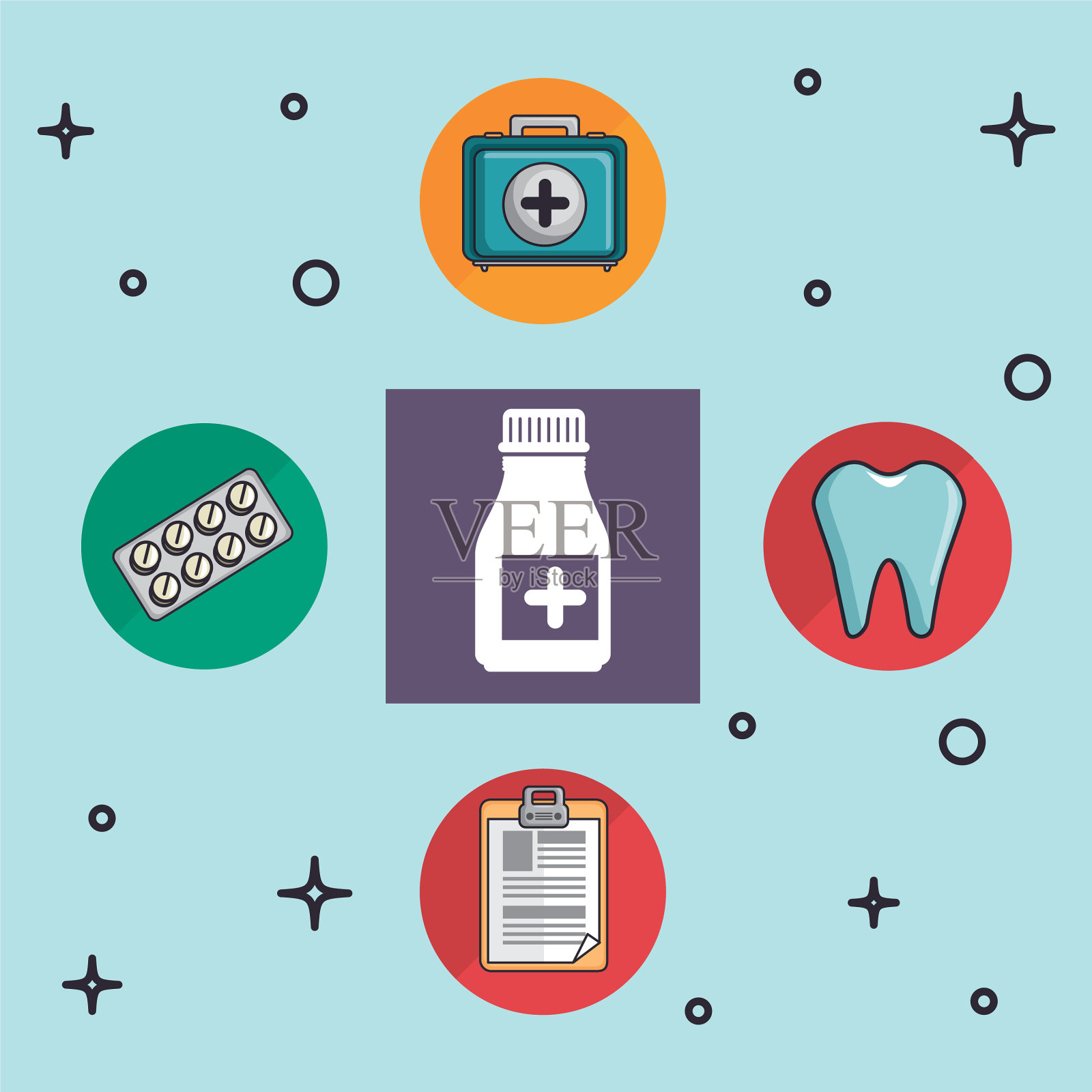 医疗保健集图标图标素材