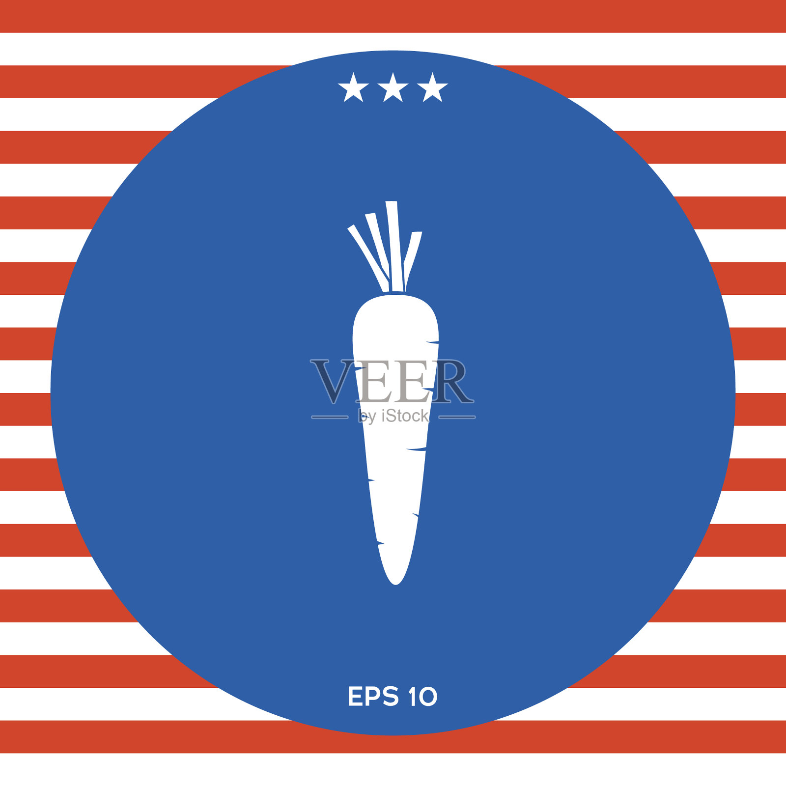 胡萝卜图标插画图片素材