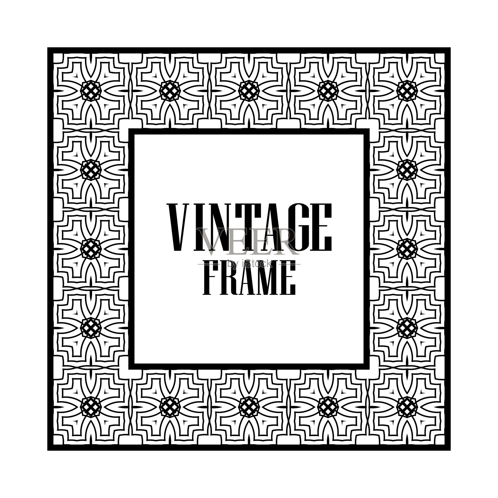 装饰艺术框架设计元素图片