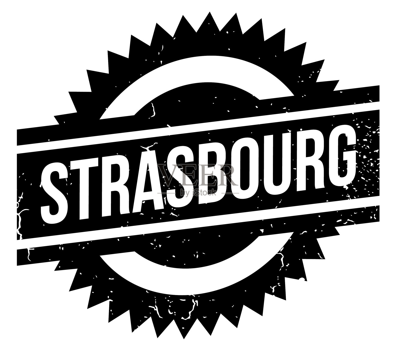 斯特拉斯堡橡皮图章设计元素图片