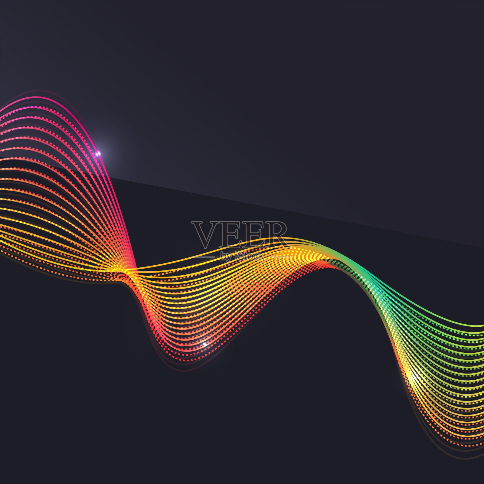 黑色背景上烟雾滚滚插画图片素材