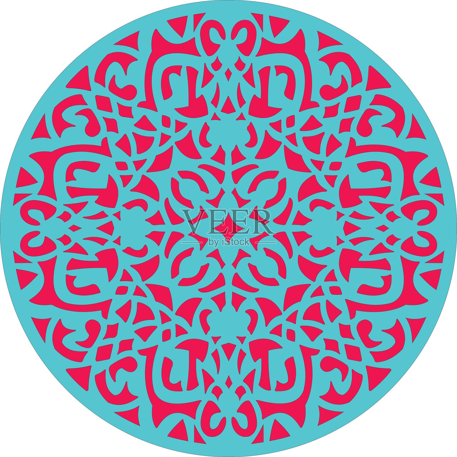 阿拉伯式隆德插画图片素材