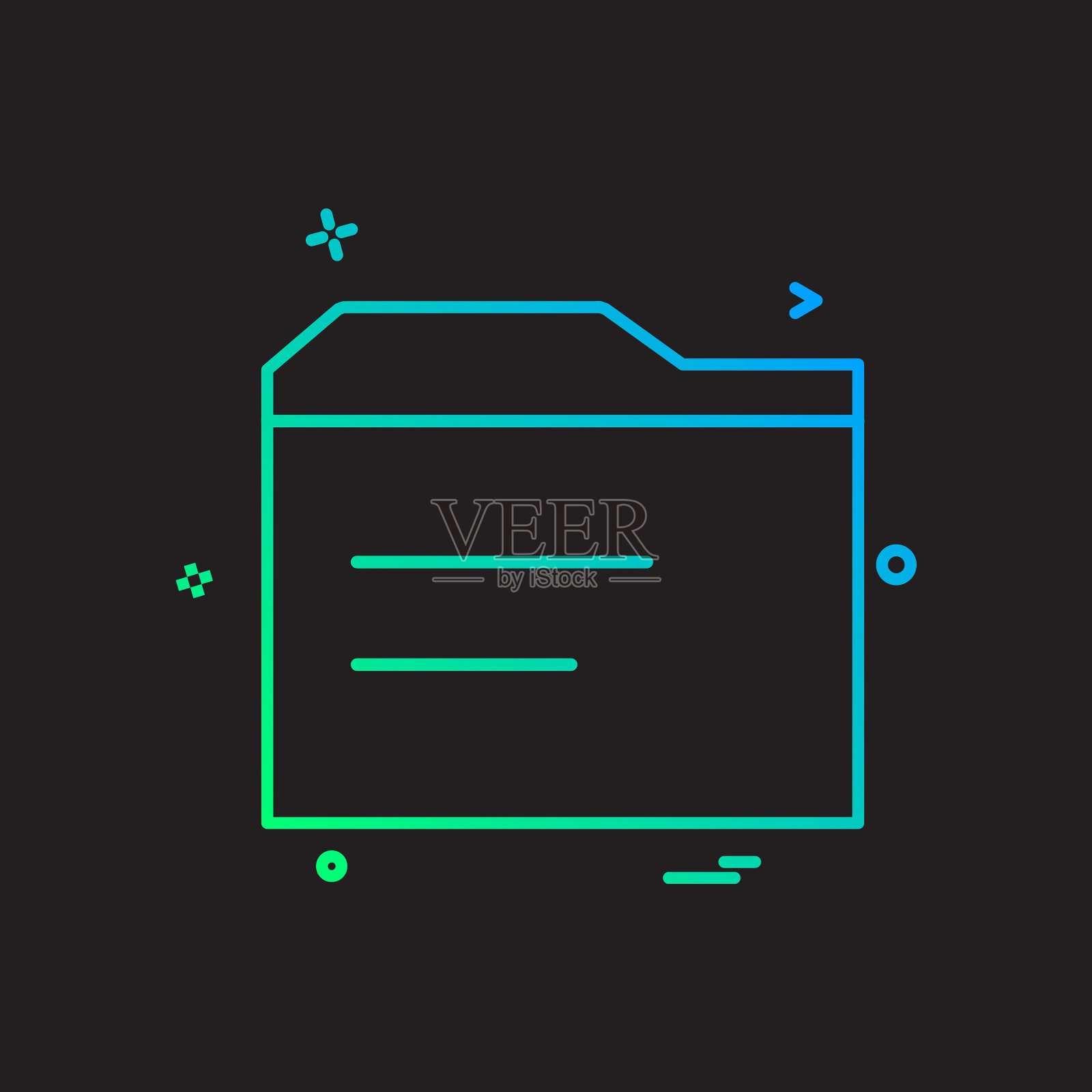 文件夹图标设计插画图片素材