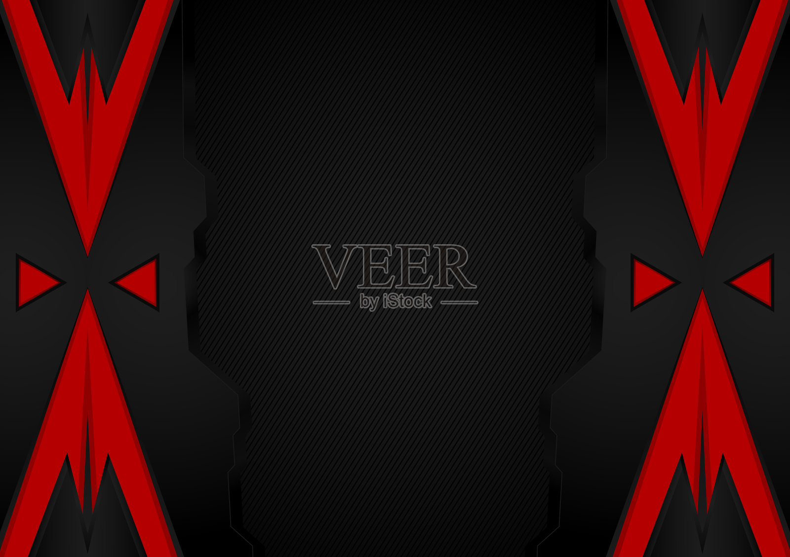 几何背景用红色和黑色配合插画图片素材