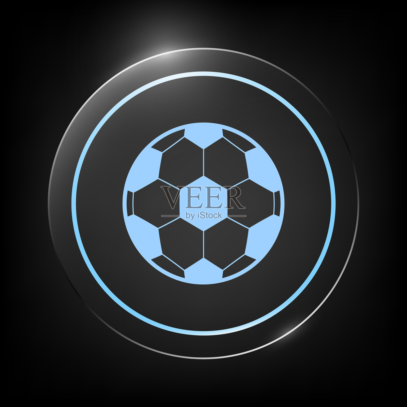 足球标志足球图标插画图片素材