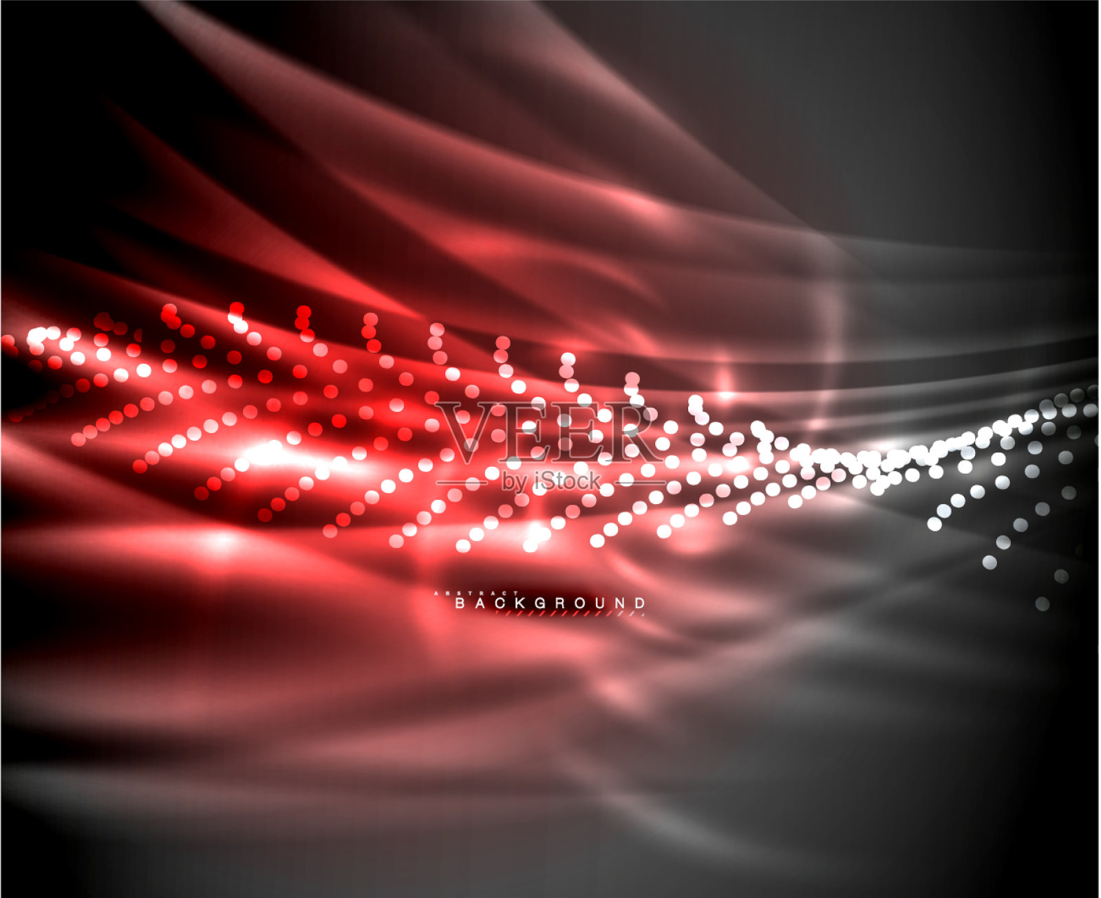 霓虹发光的科技线条，高科技的未来主义插画图片素材