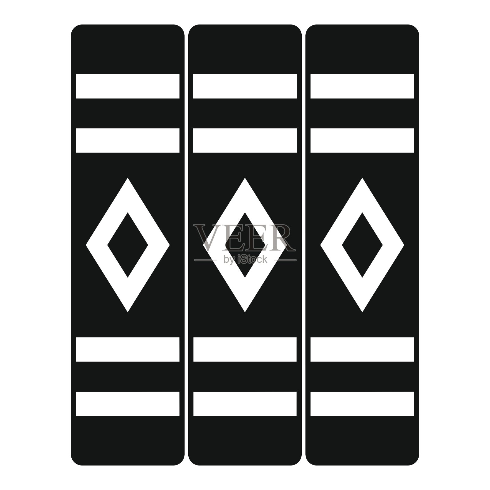 三本文学作品风格简约图标素材