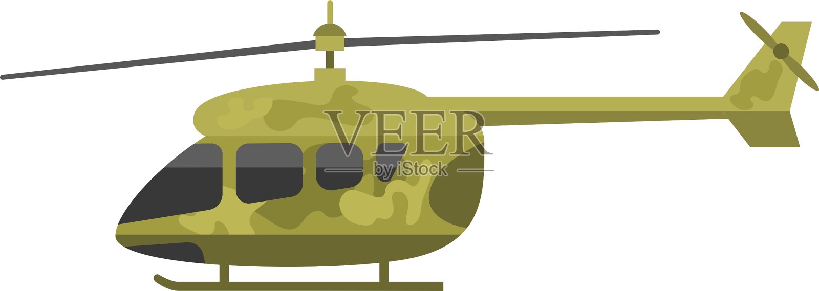 军用直升机空运设计元素图片