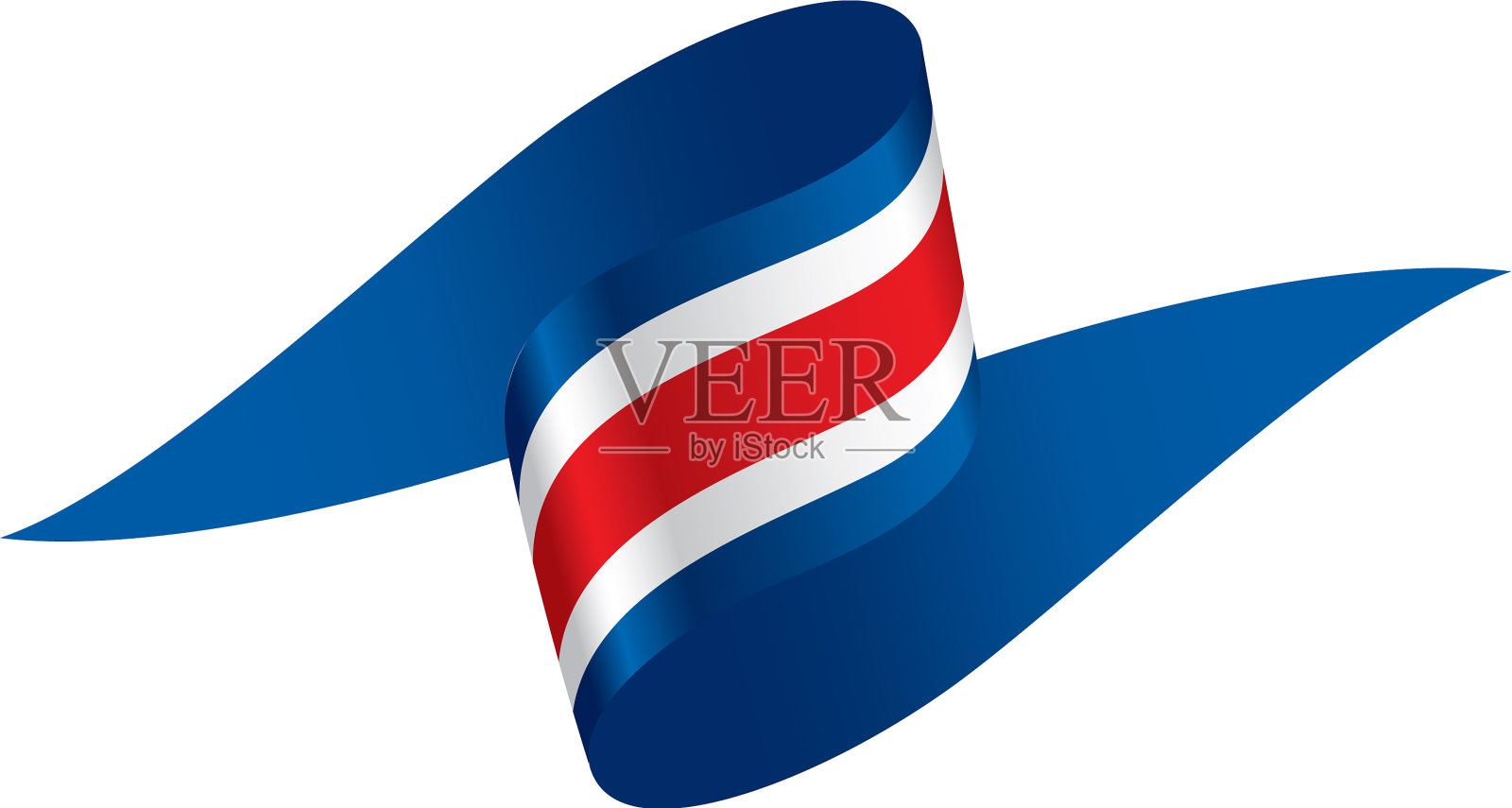 哥斯达黎加的旗帜设计元素图片