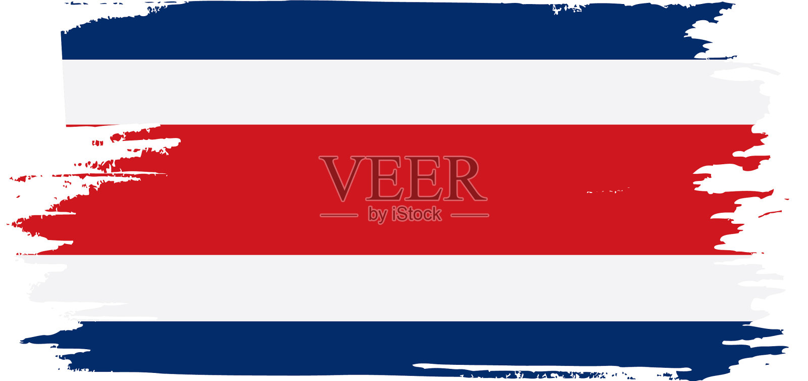 哥斯达黎加的旗帜设计元素图片