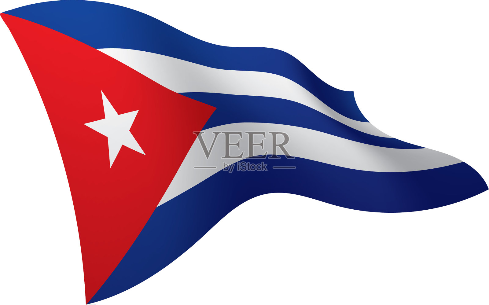 古巴国旗设计元素图片
