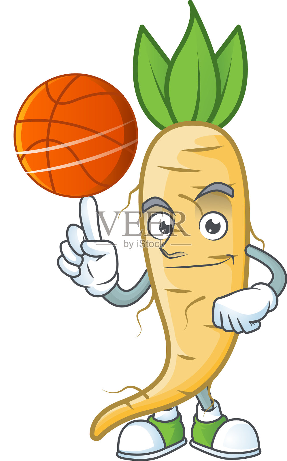 笑脸搞笑的卡通人物扮演插画图片素材