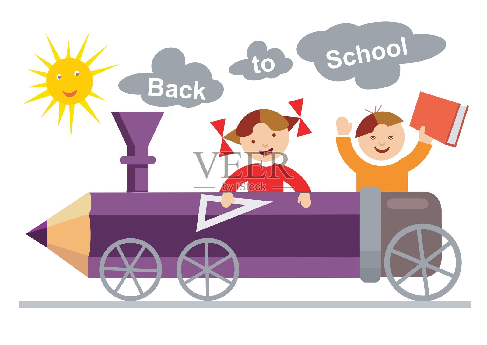 回到学校设计元素图片