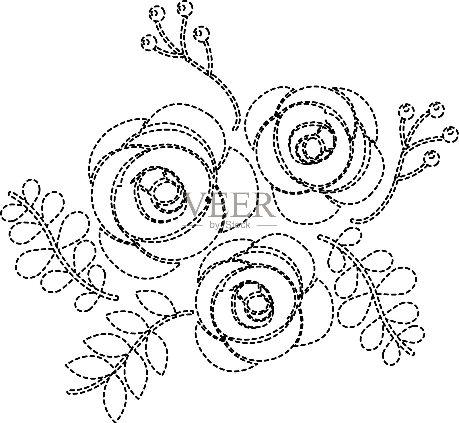 春花盛开，植物自然设计元素图片