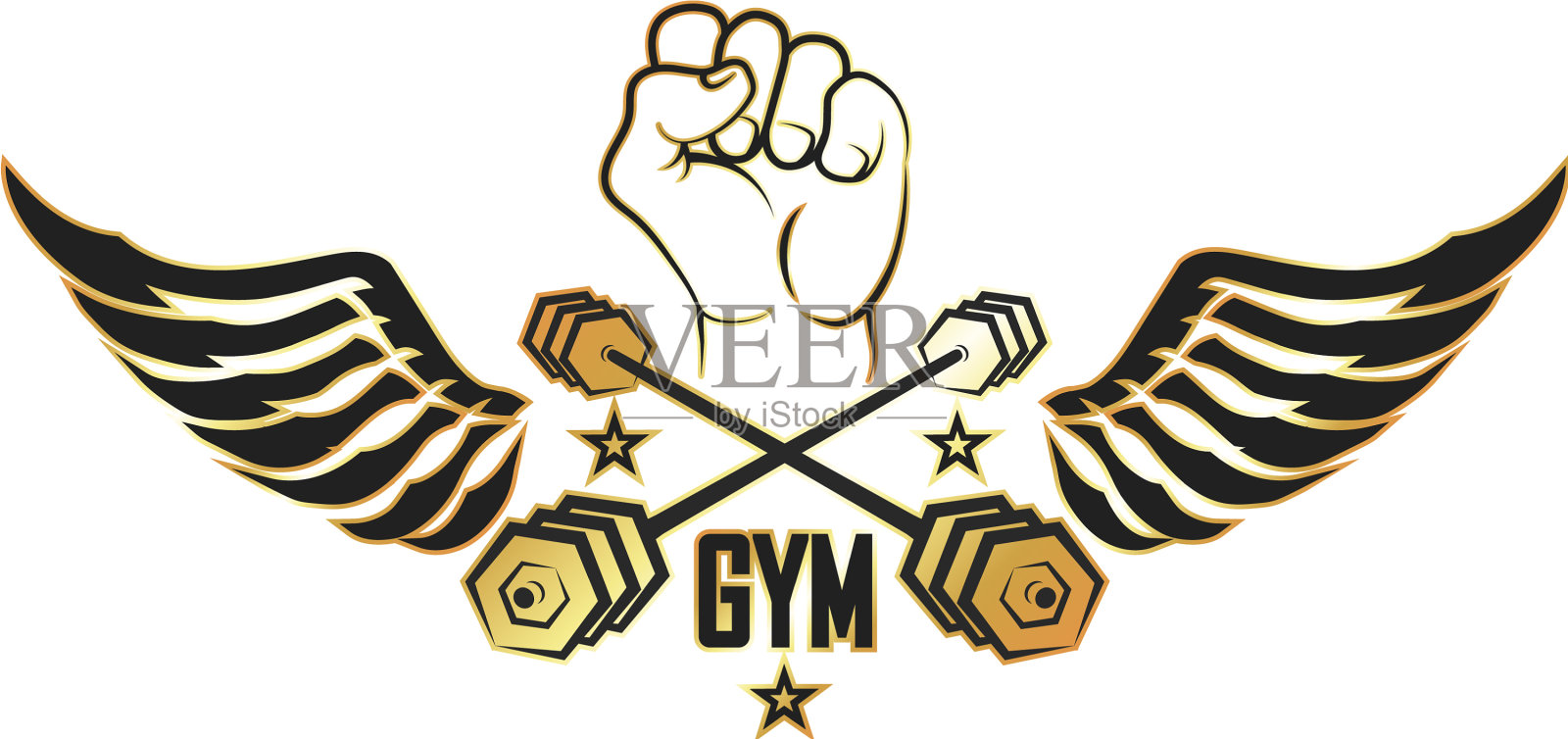 健身房及健身设计设计元素图片