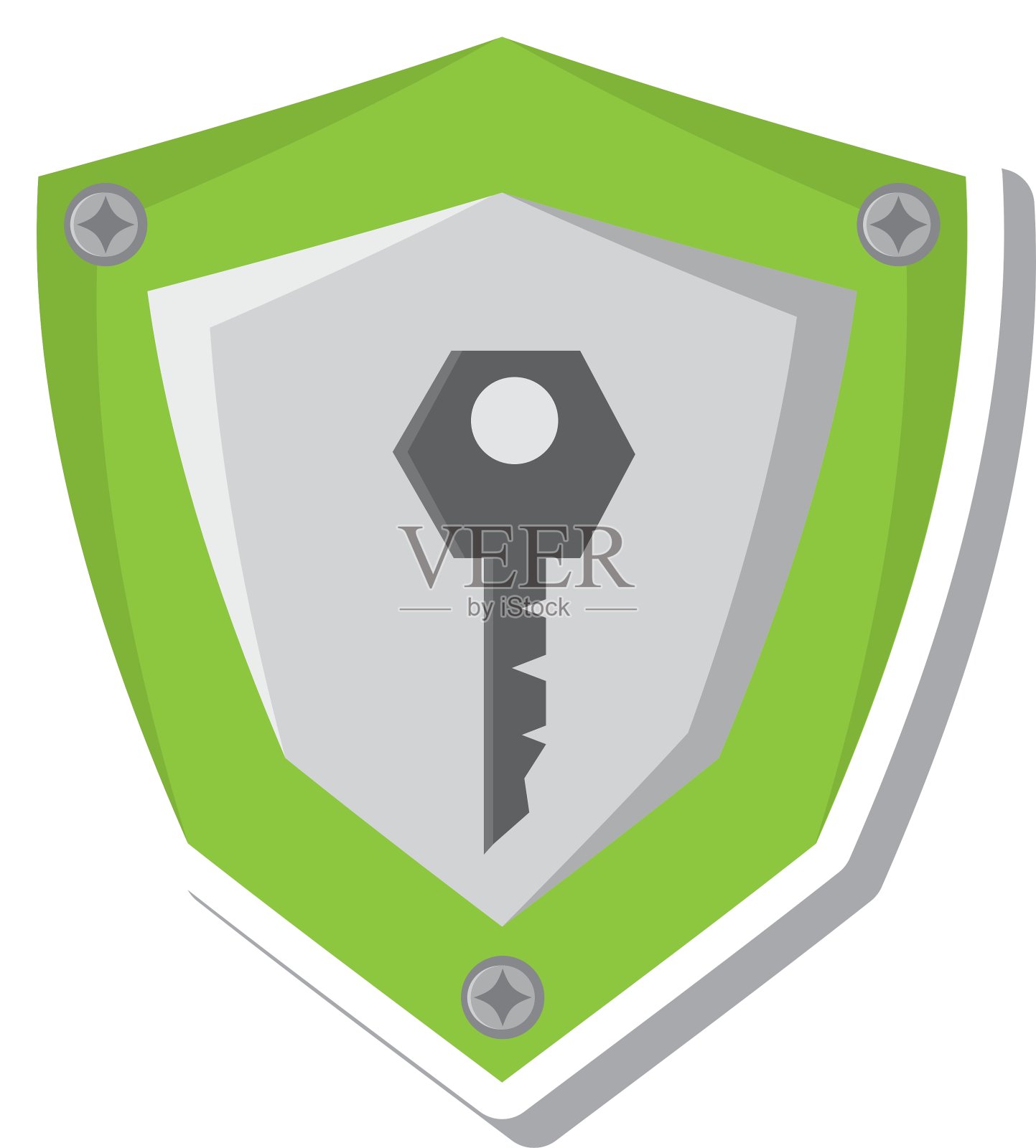 屏蔽安全系统隔离图标设计元素图片