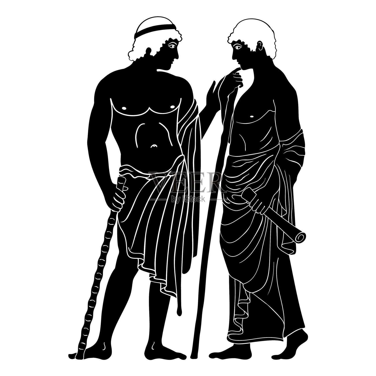 古希腊人设计元素图片