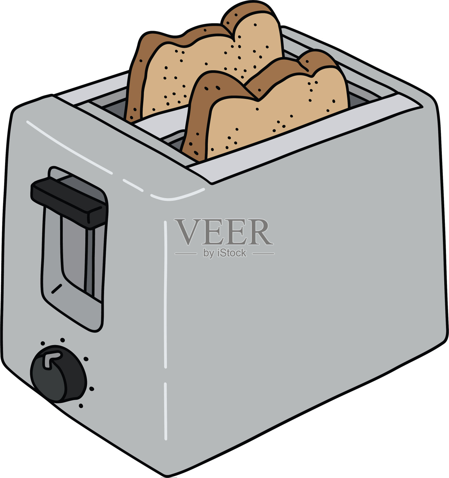 钢电烤面包机设计元素图片
