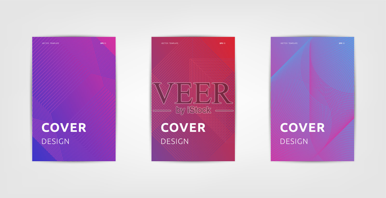 摘要覆盖设计梯度集设计模板素材