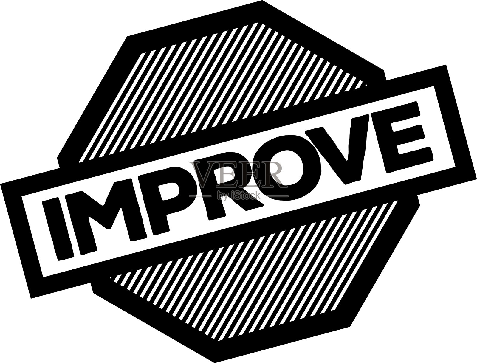 提高黑色邮票设计元素图片