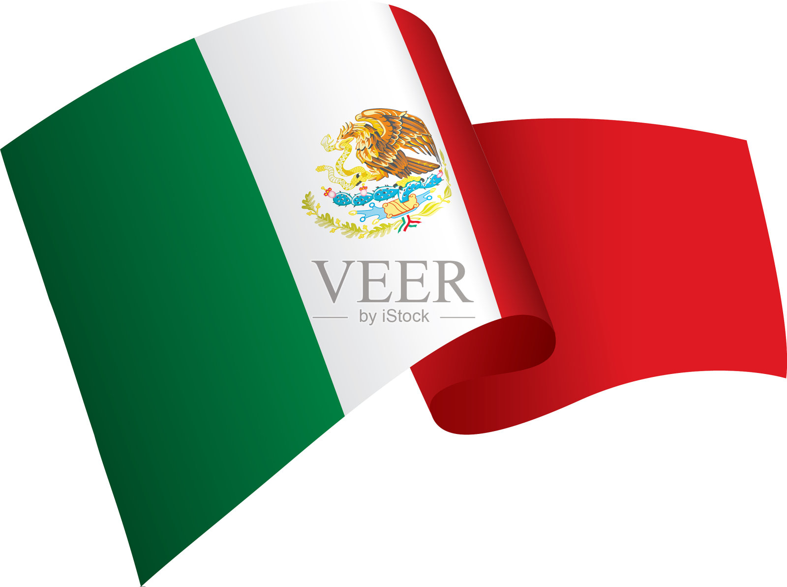 墨西哥国旗设计元素图片