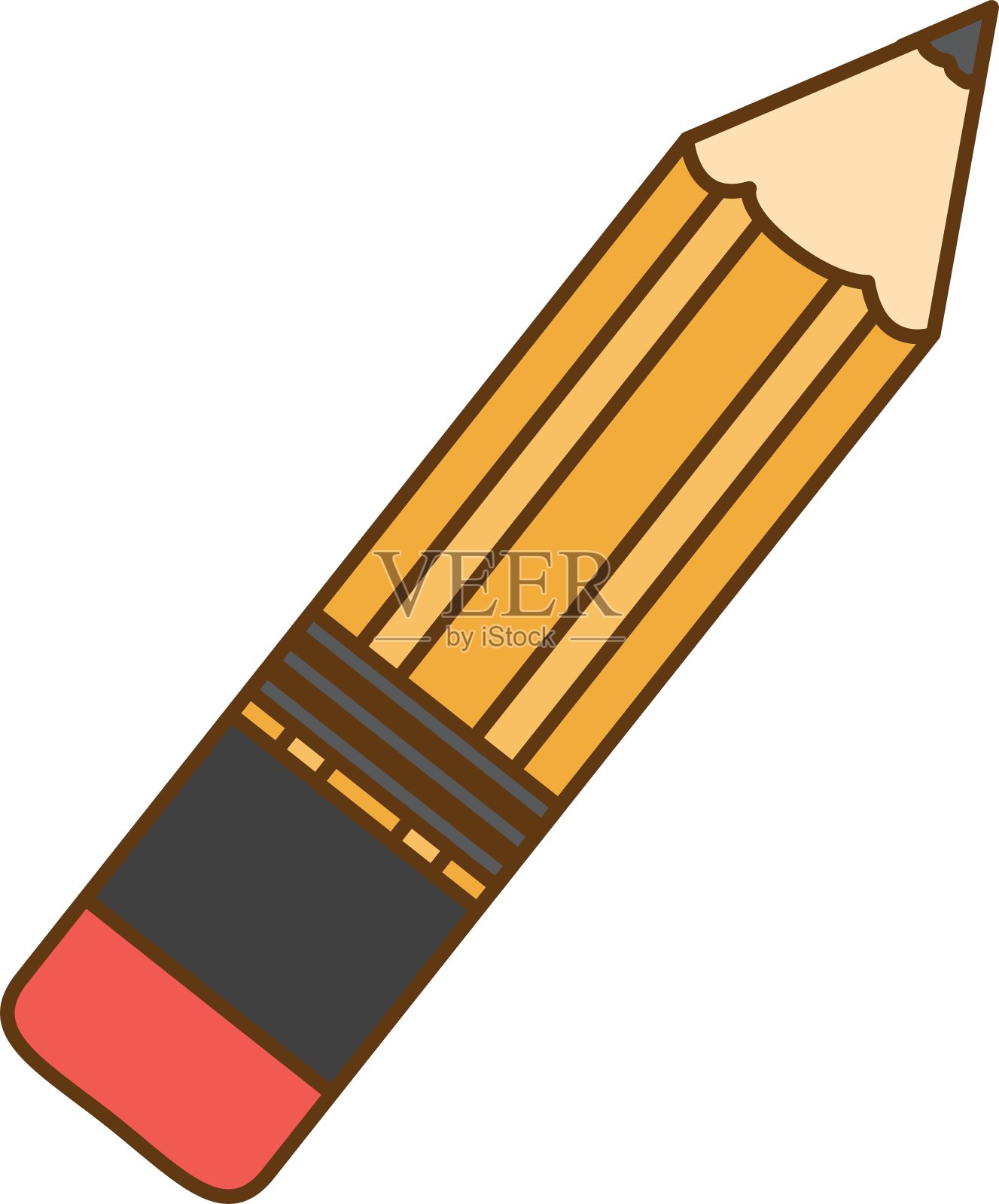 铅笔设备图标设计元素图片