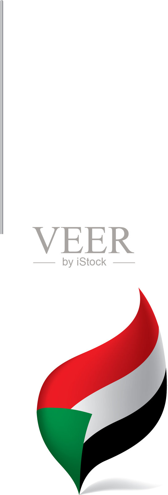 苏丹国旗设计元素图片