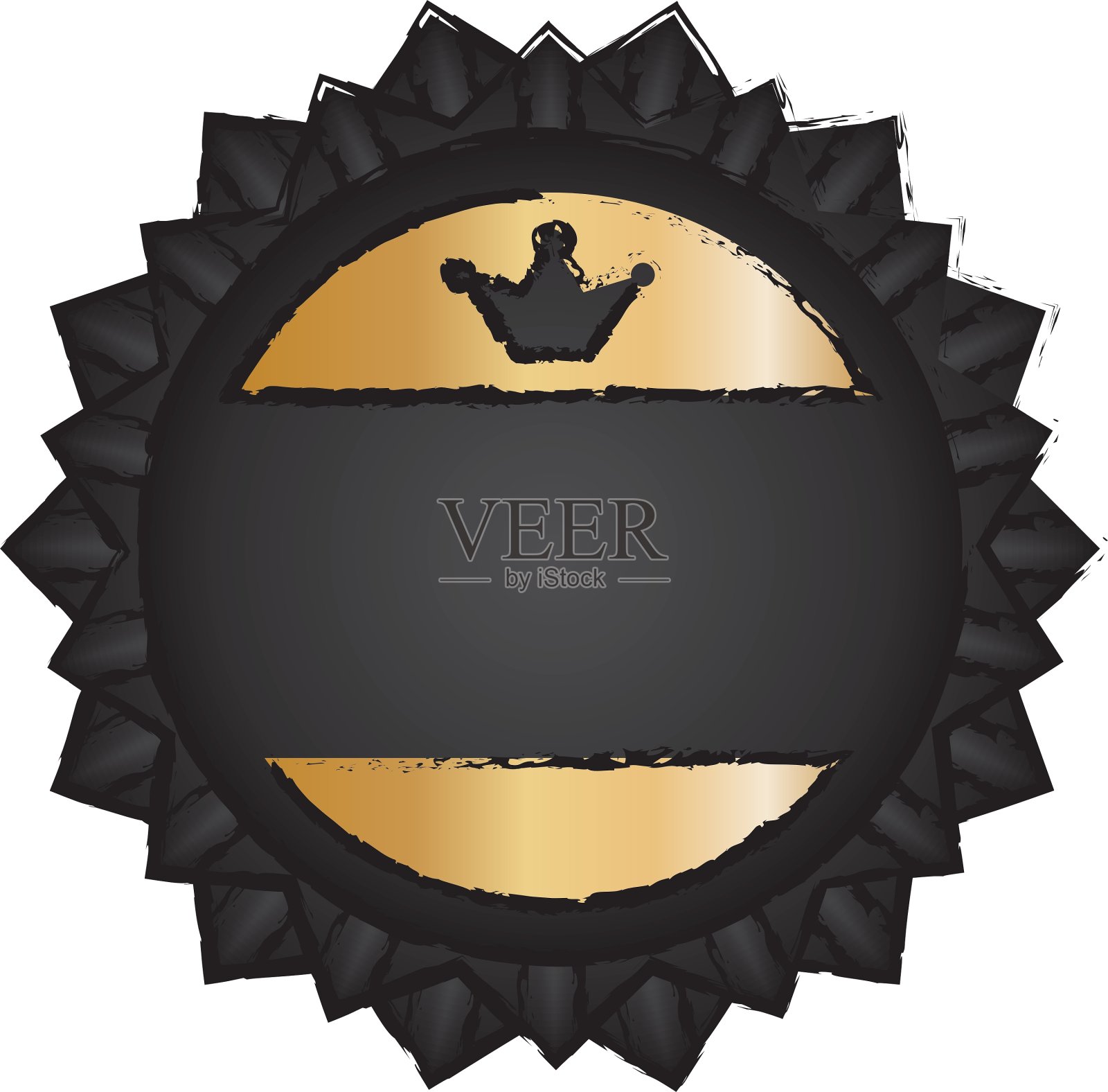 孤立的丝带奖设计元素图片