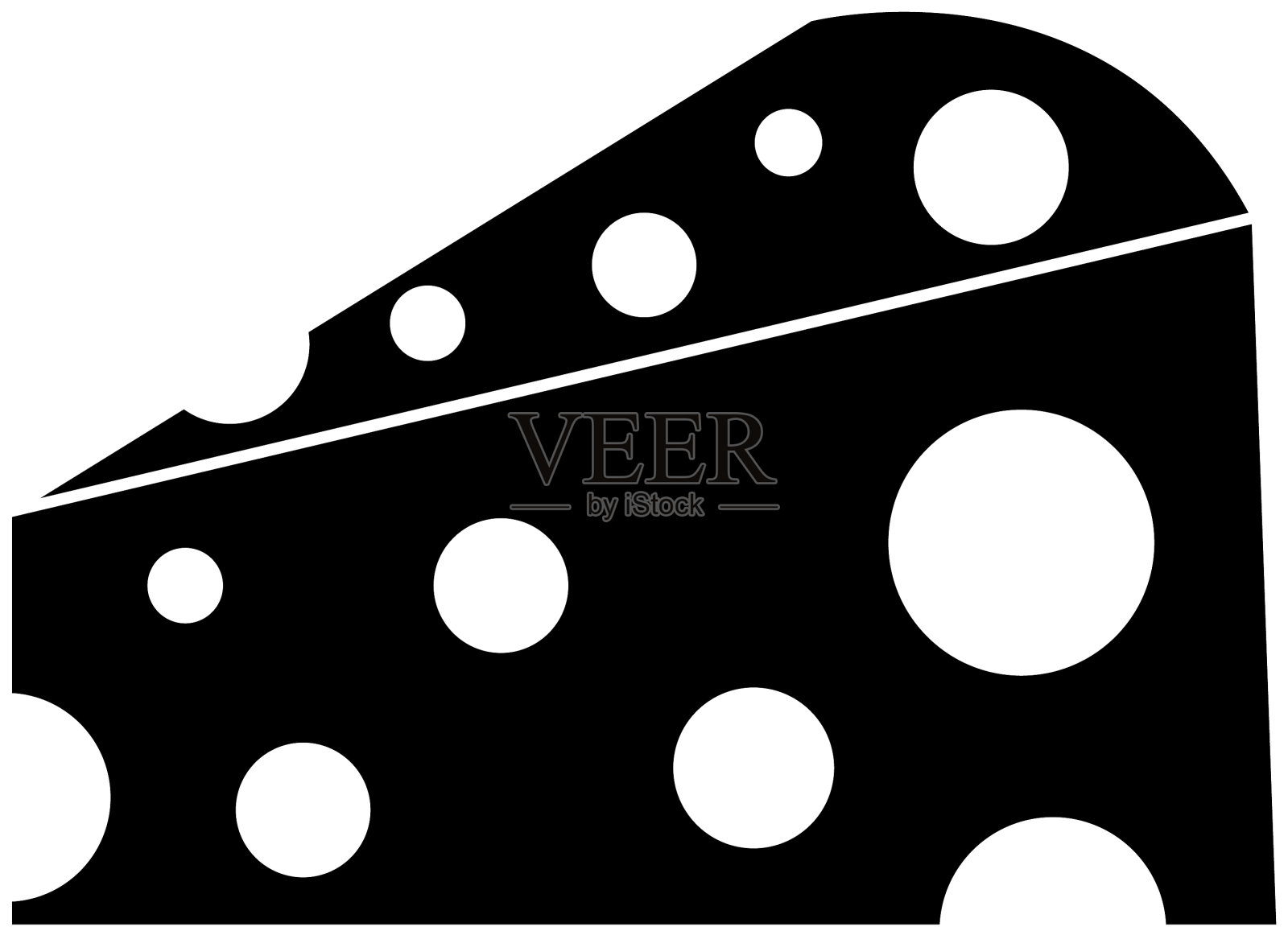 美味奶酪孤立图标图标素材