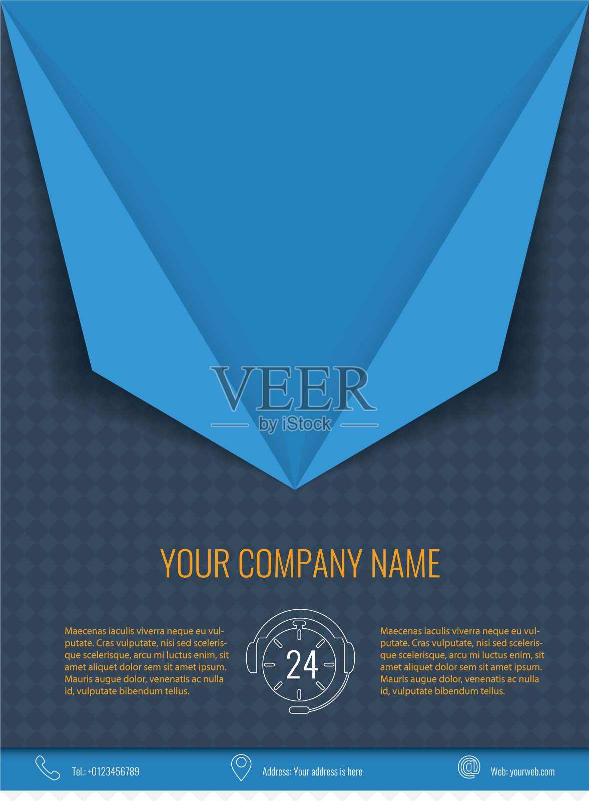 宣传册传单设计布局模板设计元素图片