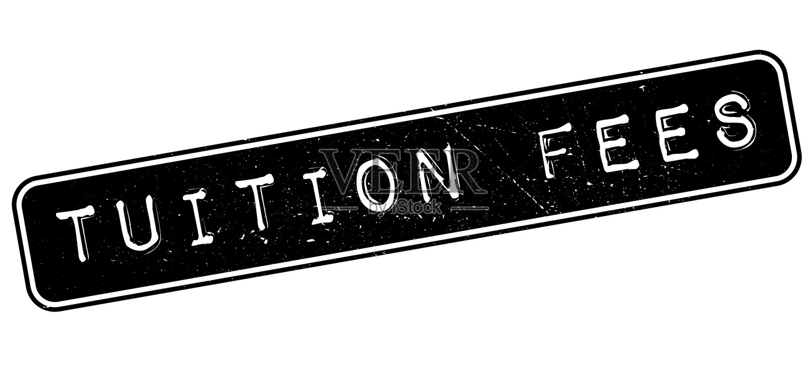 学费橡皮图章设计元素图片