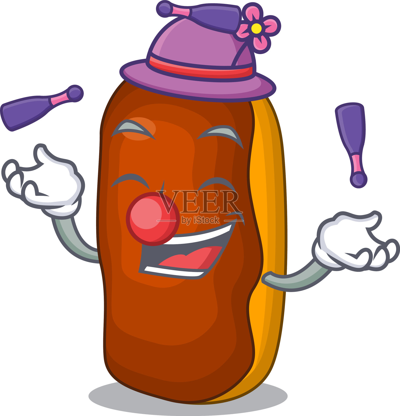 杂耍卡通蛋糕泡芙装饰黄油设计元素图片