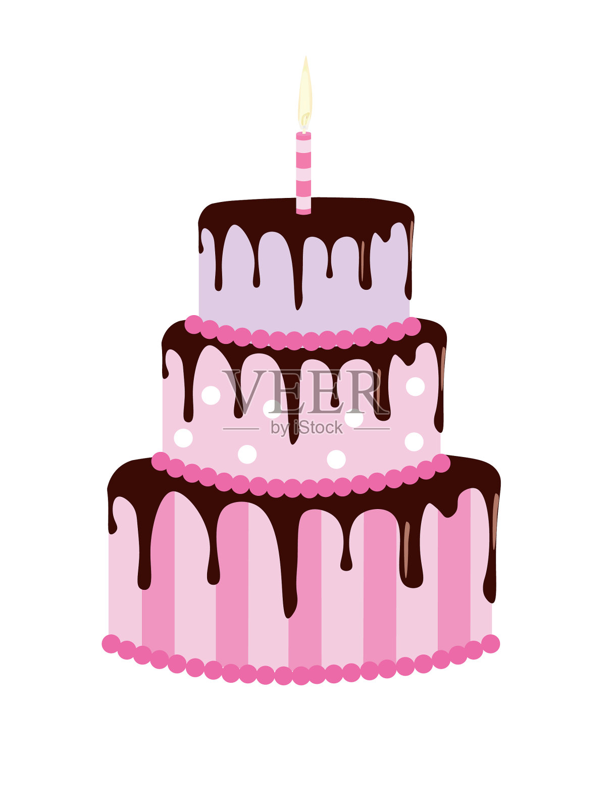 大的生日蛋糕设计元素图片