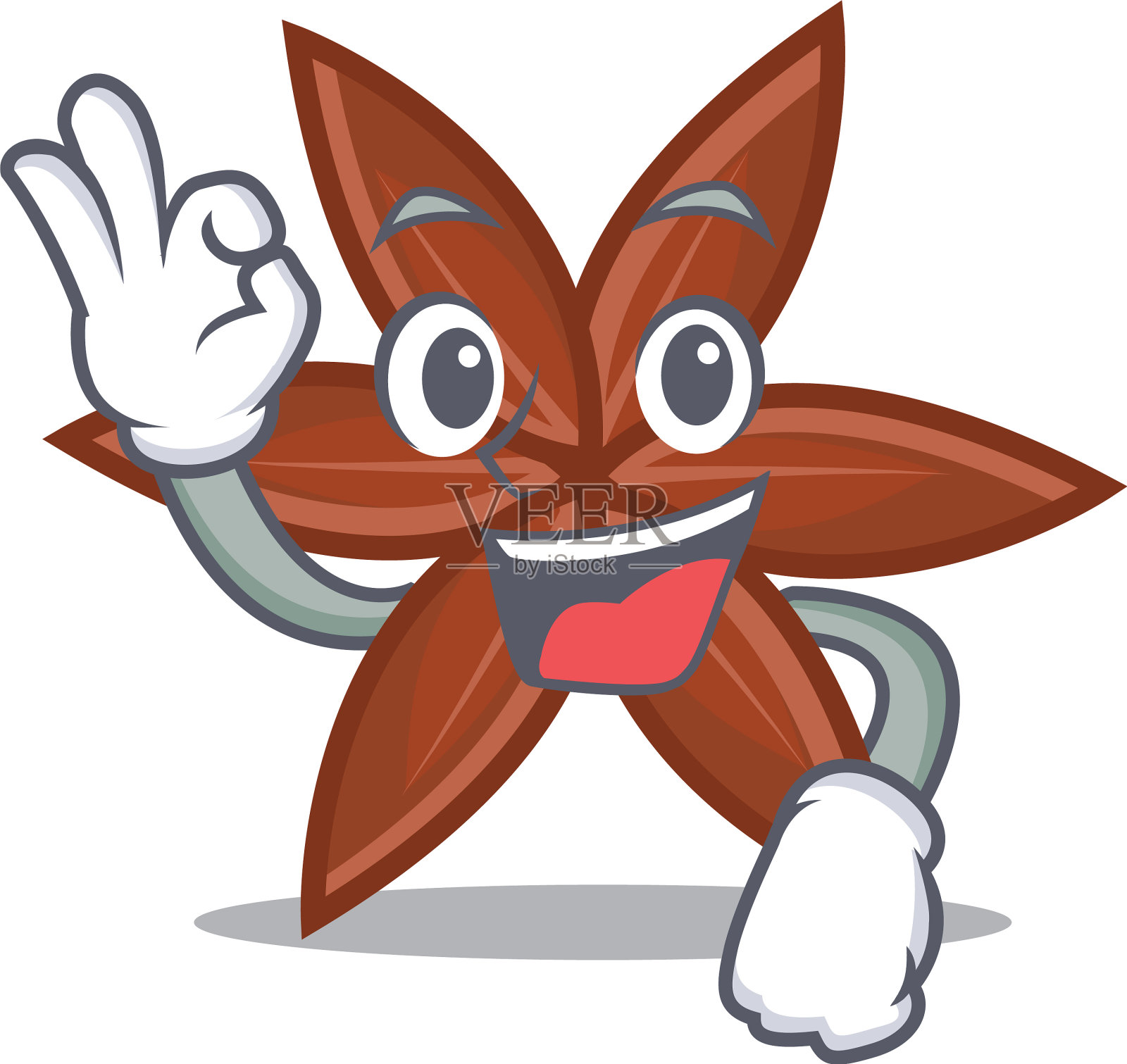 好的大茴香卡通人物风格设计元素图片