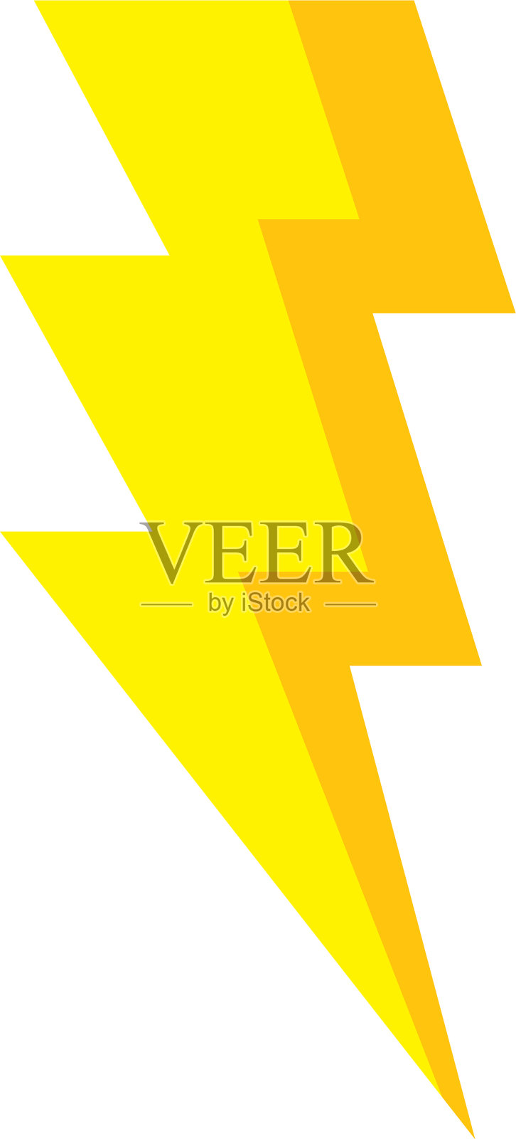 迅雷波普艺术风格的图标设计元素图片