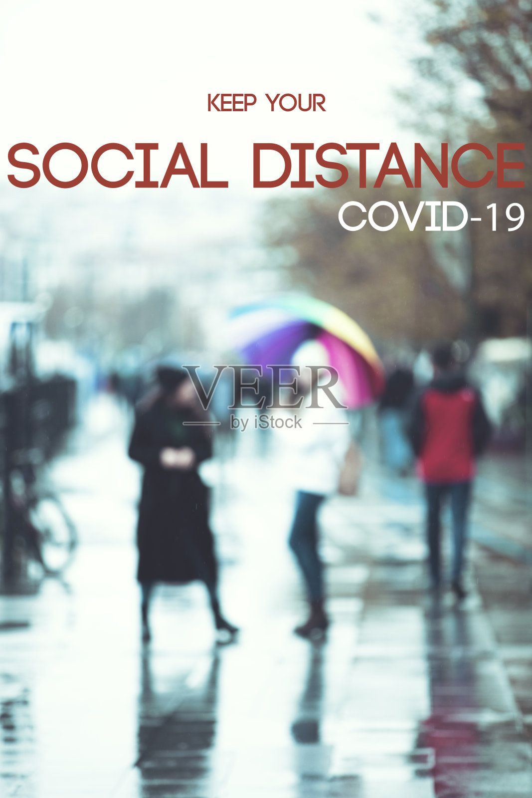 保持社交距离照片摄影图片