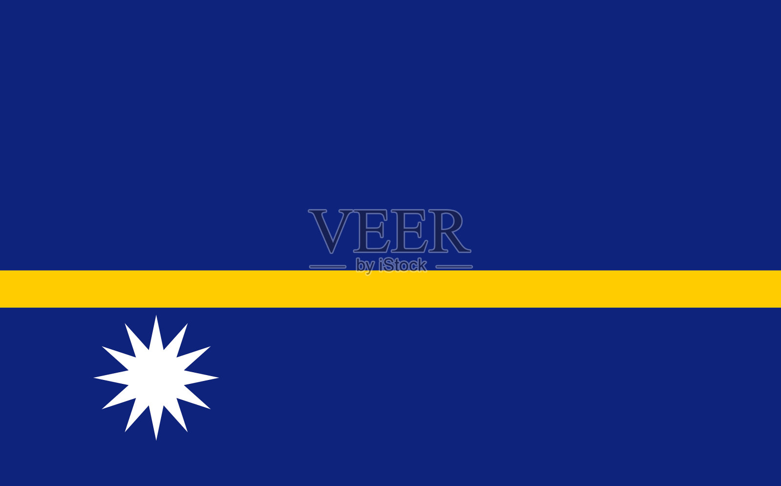 瑙鲁国旗插画图片素材