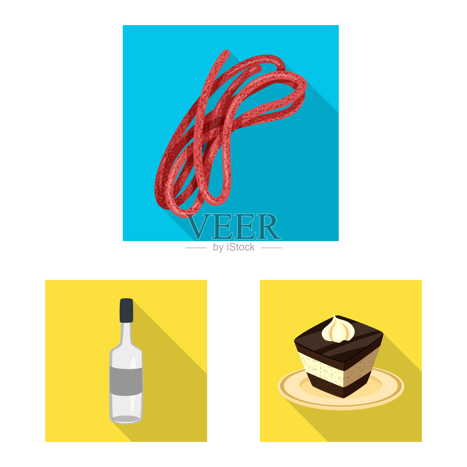 设计传统和旅游标志套装图标素材